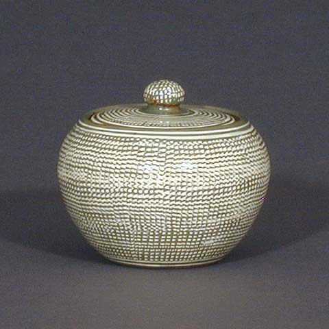 Rope Curtain Pattern Bun-cheong Jar