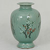Oval Four Season Celadon Jar side 2