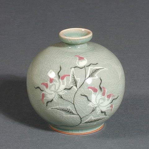 Red Peony Oil Bottle