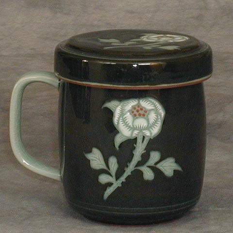 Dark Peony Mug
