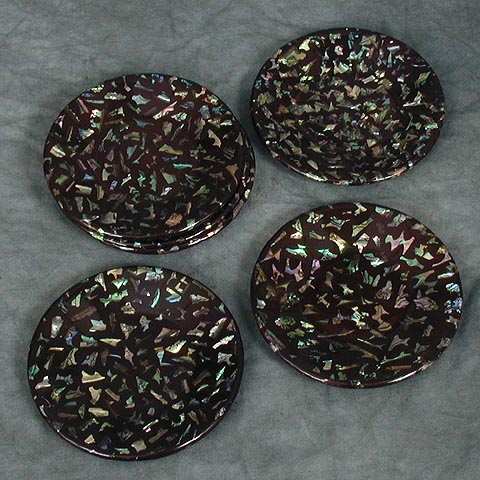 Inlaid Mother of Pearl Coasters