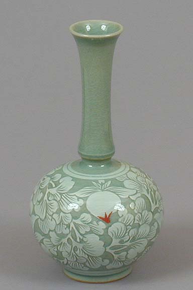White Lotus  Genie Vase