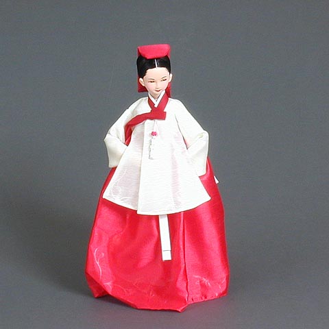 Lady in Waiting Doll (red dress)