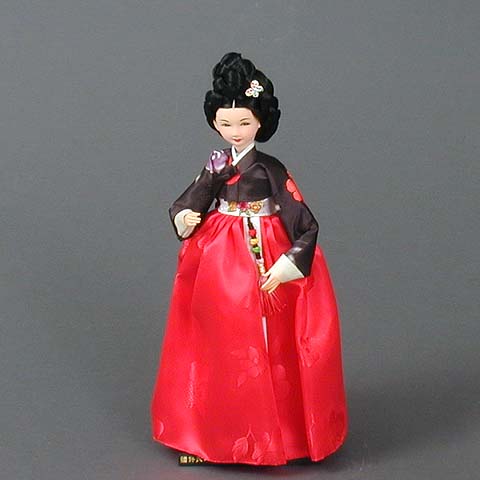 Court Lady Doll (red dress)