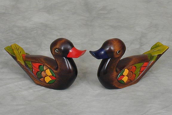 Sculpted Wedding Duck Set