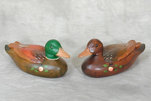 Peach Wedding Duck Sets