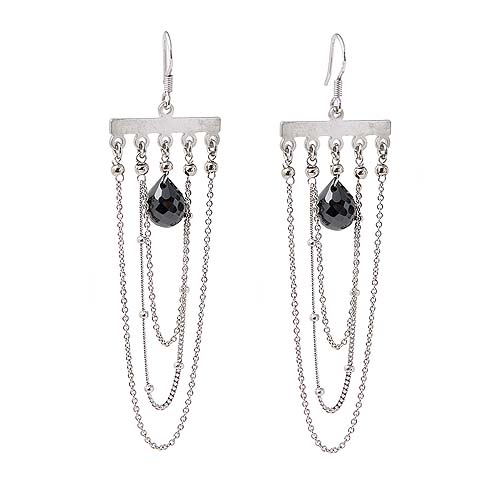 Zircon Chandelier Earrings