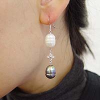 Romantic Baroque Earrings - modelled