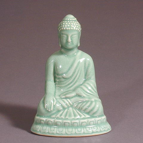 Celadon Seated Buddha