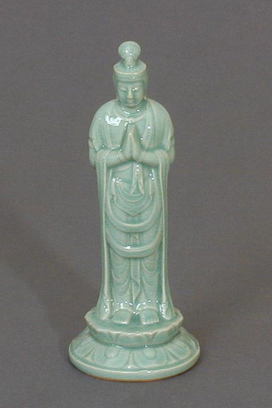 Celadon Standing Buddha