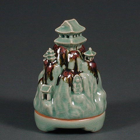 Mountain Temple Incense Burner