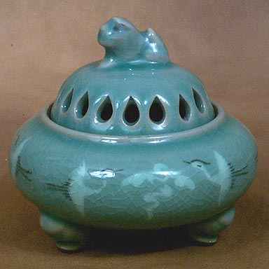 Crane & Cloud Incense Burner