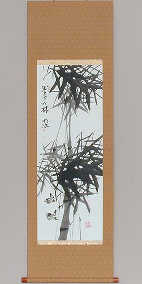 Sparrows in Bamboo 1