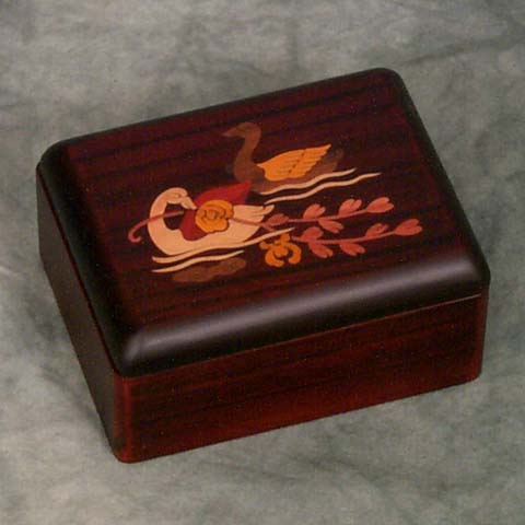 Two Ducks Lacquered Box