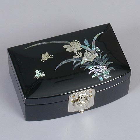 Dark Wild Orchids Jewelry Box