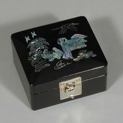 Country Scene Jewelry Box