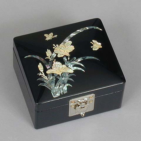 Wild Orchids Jewelry Box