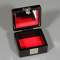 Bamboo Jewelry Box - Open