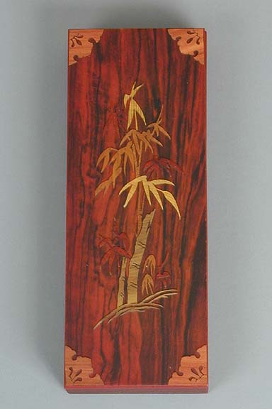 Inlaid Bamboo Lacquered Box