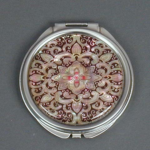 Small Black Lotus Mirror