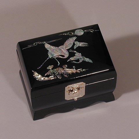 Flying Cranes Music Box