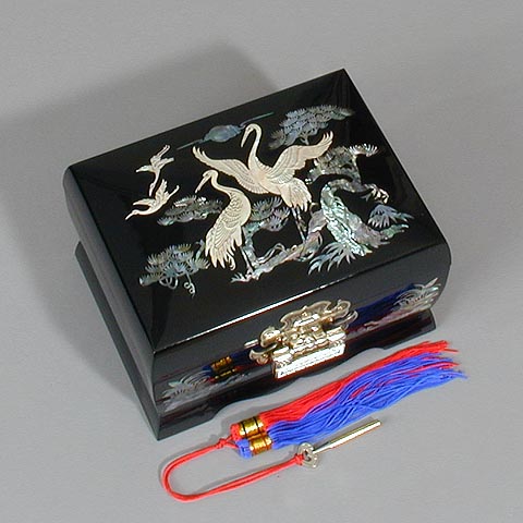 Medium Cranes Music Box