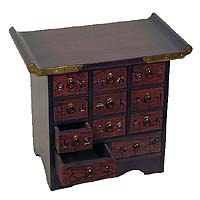 Eleven Drawer Medicine Chest - open