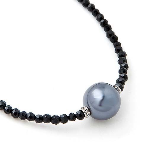 Black Pearl Necklace