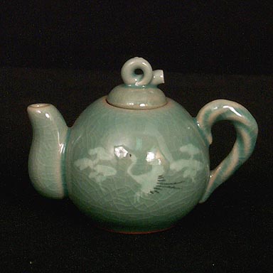 Crane and Cloud Teapot