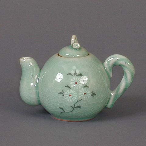 Crysanthemums Teapot