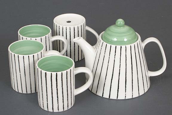 Green Modo Teapot Set