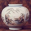 Large Round Four Season Jar - Side 2
