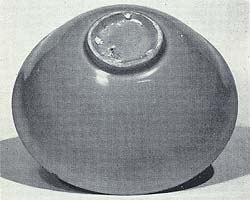 Plain bowl, with spur marks on base